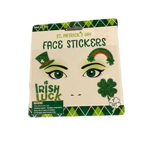 st patricks day face stickers 1 pack Set make up beauty party Adult Use Only